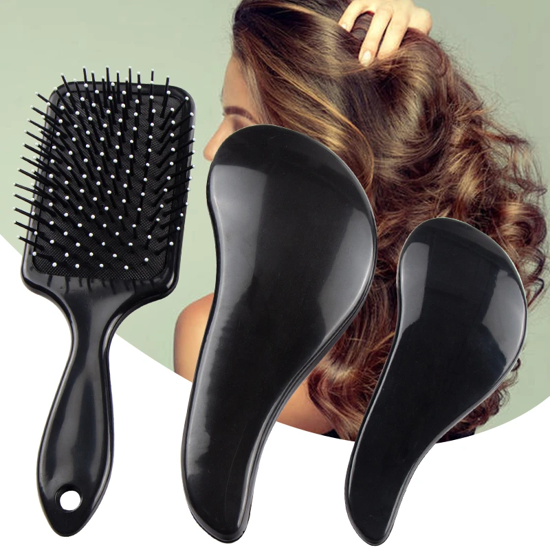 Black Comb Set TT Airbag Massage Hair Brush Large Plate Comb High Quality Anti  knot Hair Brush Straightner Hair Styling Tools| | - AliExpress