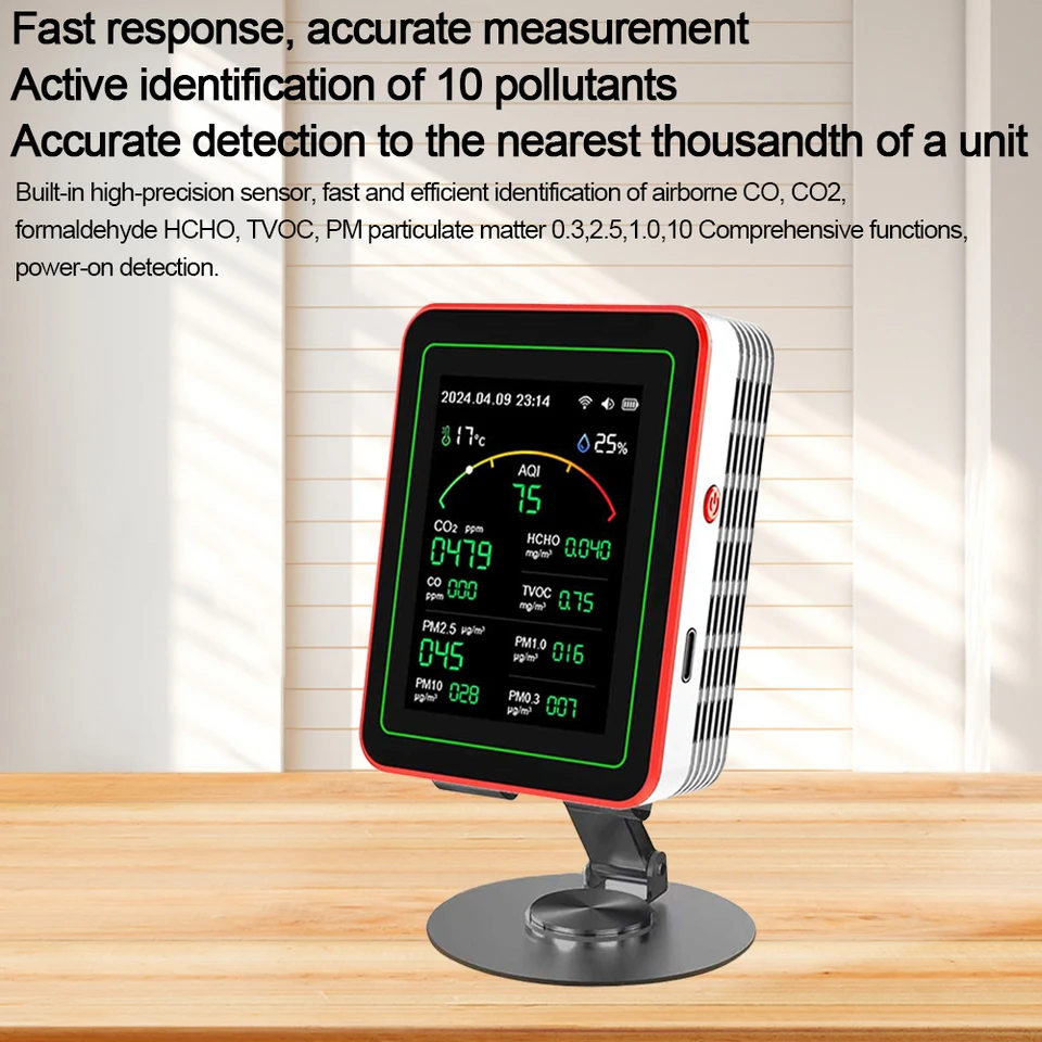 Smart WiFi 15 in 1 Air Quality Monitor
