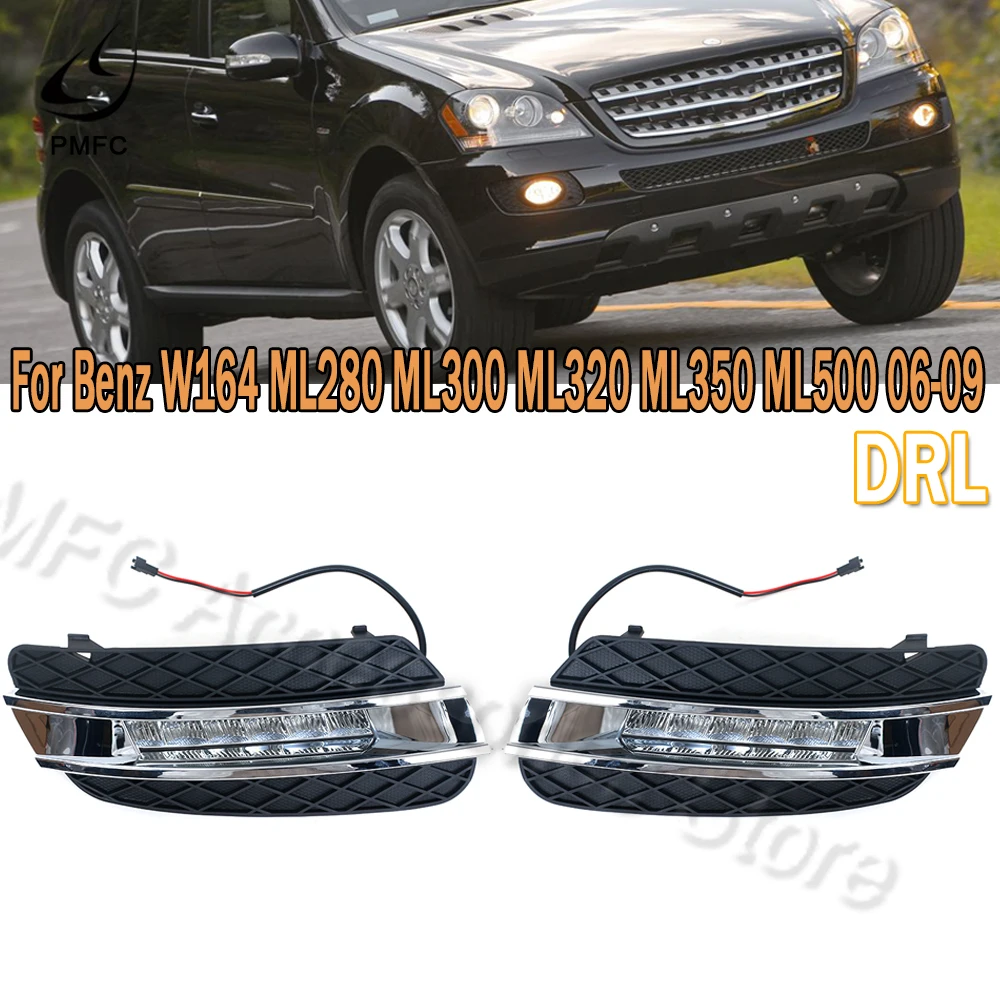 

Дневные ходовые огни для Mercedes Benz ML350 W164 ML280 ML300 ML320 2006 2007 2008 2009