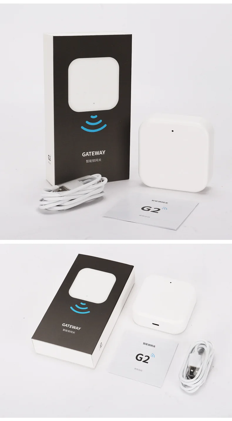 TTLock Or TTHotel APP G2 WiFi Gateway For Remote Control Smart Lock Bluetooth to