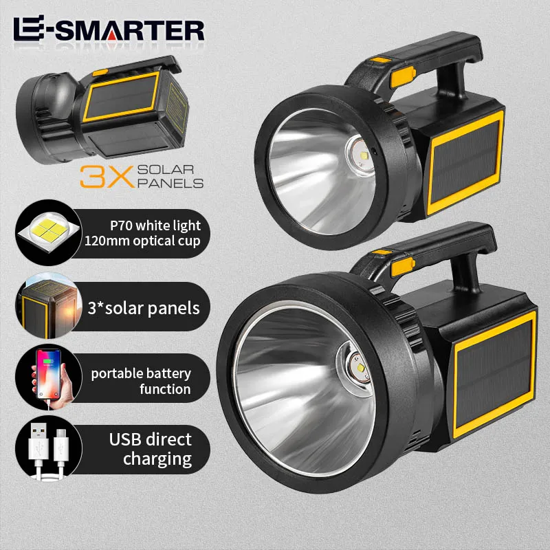 Venta De Linterna Solar LED Súper Brillante Para Acampar Con Luc De Trabajo COB, Recargable Por USB, Linternas Solar Portátil - Banggood Paña Móvil-arrival Notice