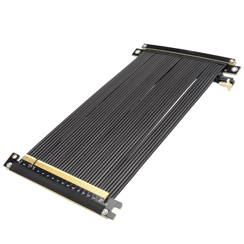 Cabo de Extensão Gpu para Placa Gráfica Pci Express Dual Reverse Alta Velocidade Apt Gen Cabo Pcie Riser 5.0 16x Itx Chassis a4 4x16 - Imagem 4