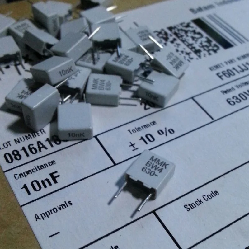 10 Pz Evox-Rifa Svedese Lifa 10000Pf 10Nf 630V 103 Mmk Condensatore A Film 5Mm Passo Del Piede