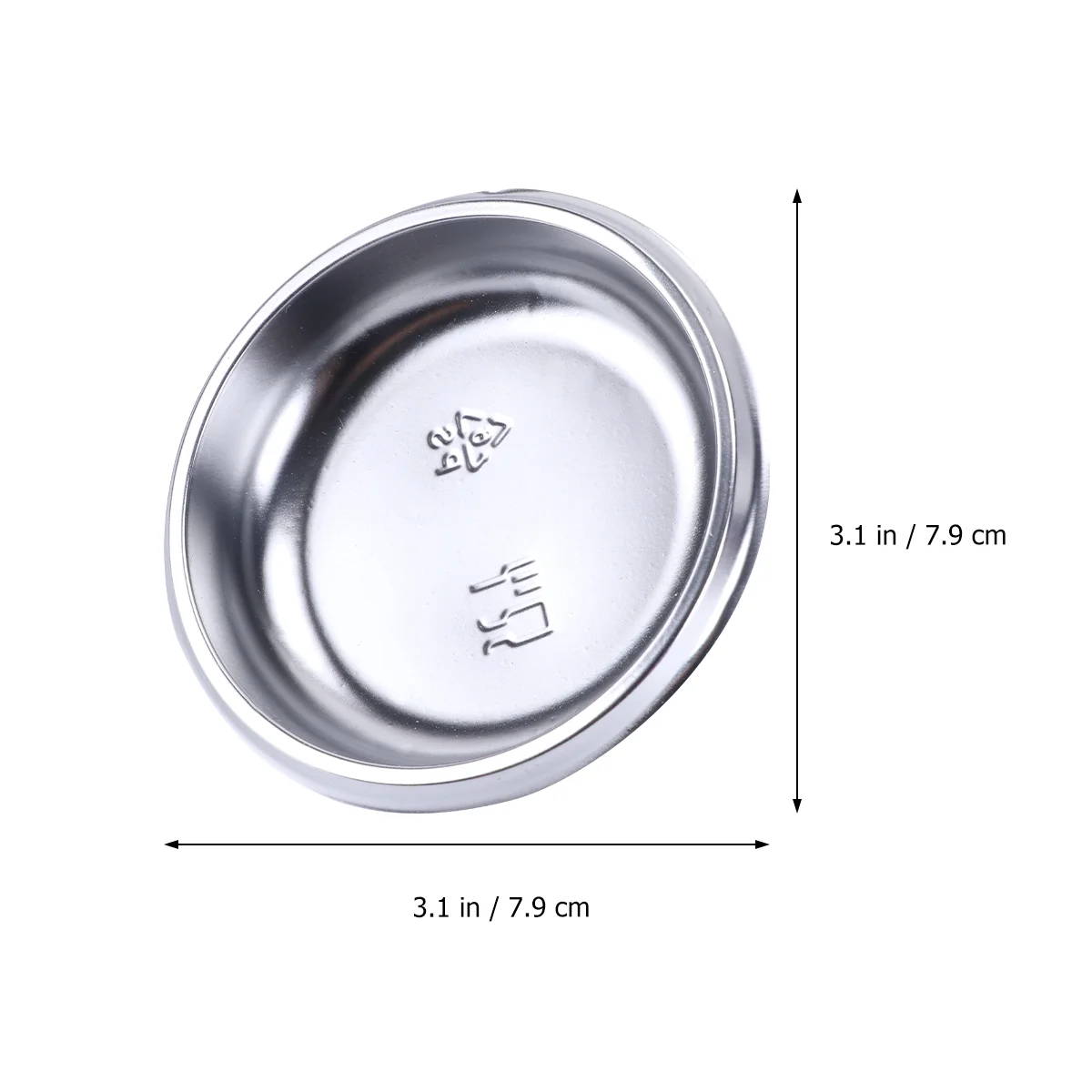 100Pcs Seasoning Dish Disposable Saucer Appetizer Plate for Home Hotel