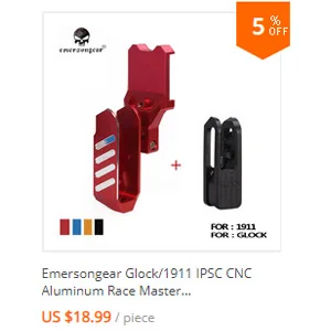 Description Picture 4 of itemVULPO Tactical Pistol Gun Holster Right Hand Hunting Airsoft Glock Beretta Handgun Pouch Case Molle Waist Holsters