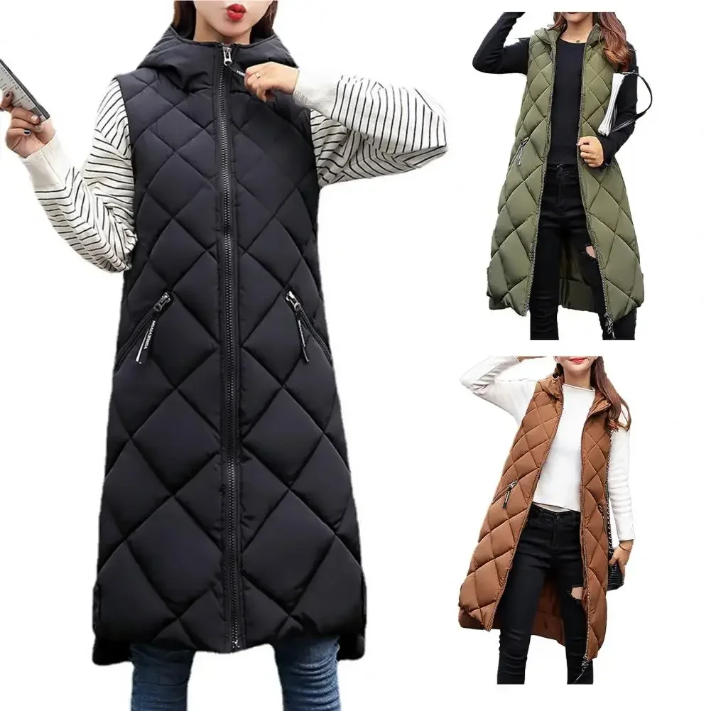 All-match Zipper Vest Jacket Coat For Women