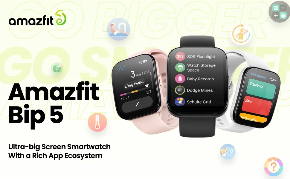 Buy Amazfit Bip 5 Smart Watch Bluetooth Calling & GPS Price In Pakistan available on techmac.pk we offer fast home delivery all over nationwide.