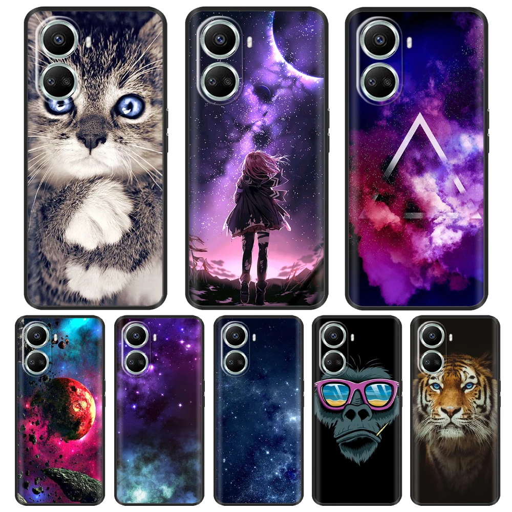 

Case For Huawei Nova 10 SE Cover Soft Silicone TPU Back Cover Cartoon Phone Case for Huawei Nova10 SE nova10SE Bumper Fundas