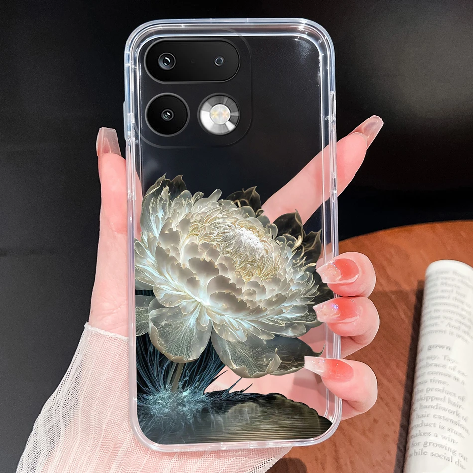 Stylish Soft Slim TPU Clear Silicone Phone Case - Lightweight Protective Cover