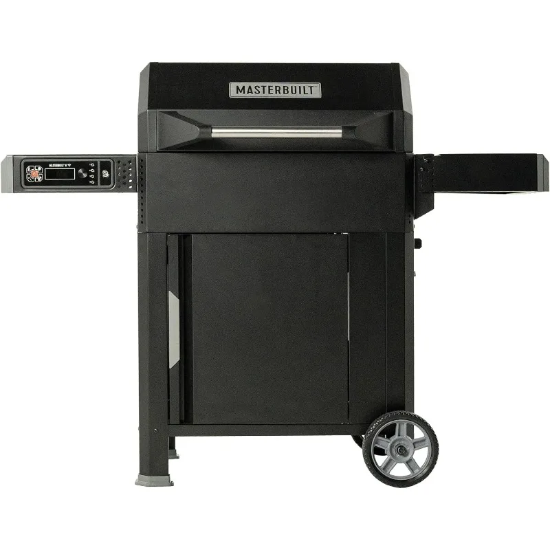 

Series 545 Digital Charcoal Grill and Smoker, WiFi Technology, Digital Control Panel, Removable Cast Iron Griddle Plate, Black,