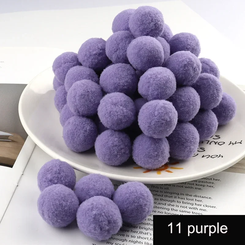 Mini Fluffy Soft Pom Poms for DIY Crafts and Home Decor