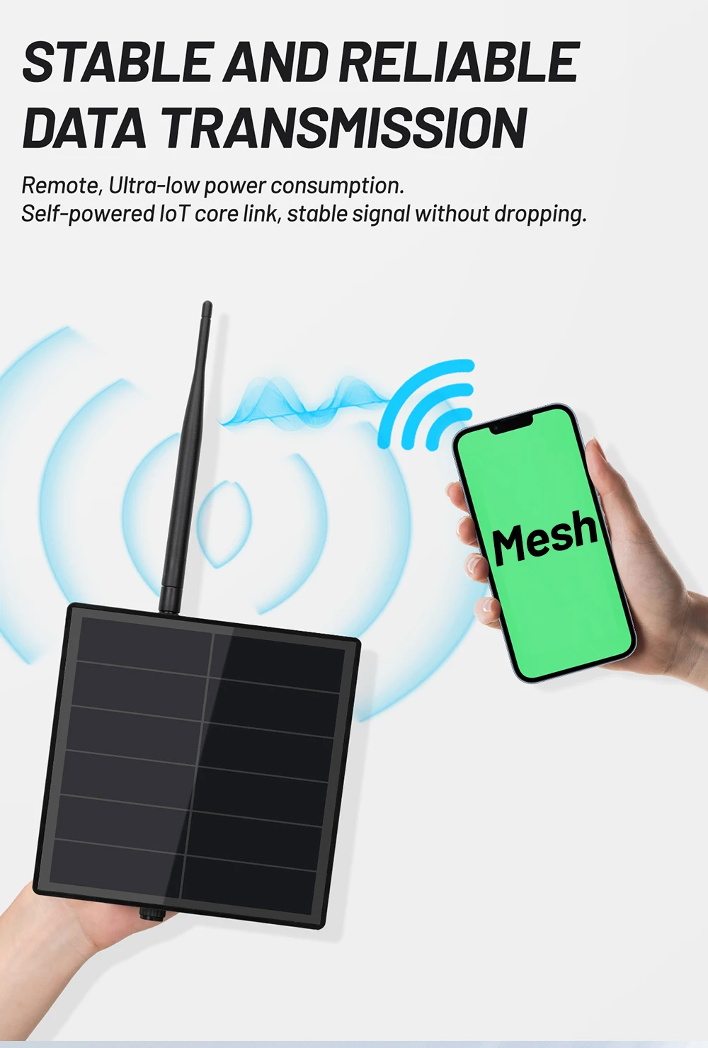 D5L Solar Node Repeater Compatible Meshtastic 5W Solar Power Kit 3.7v Output Bui