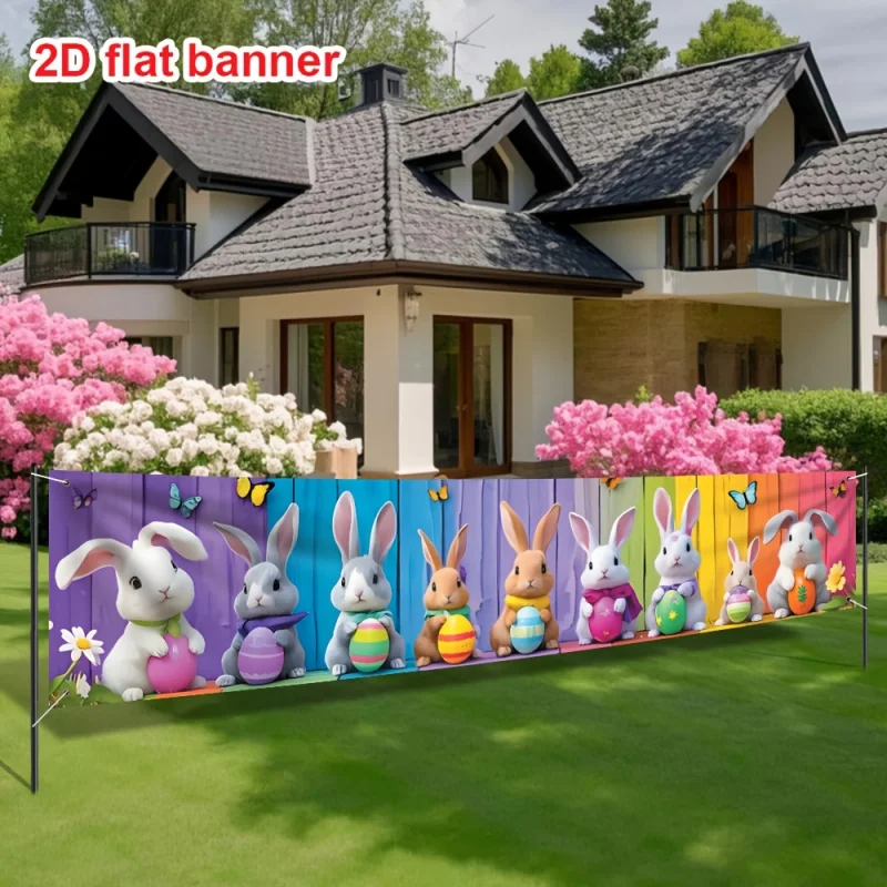 Rabbit Easter Party Banner 2