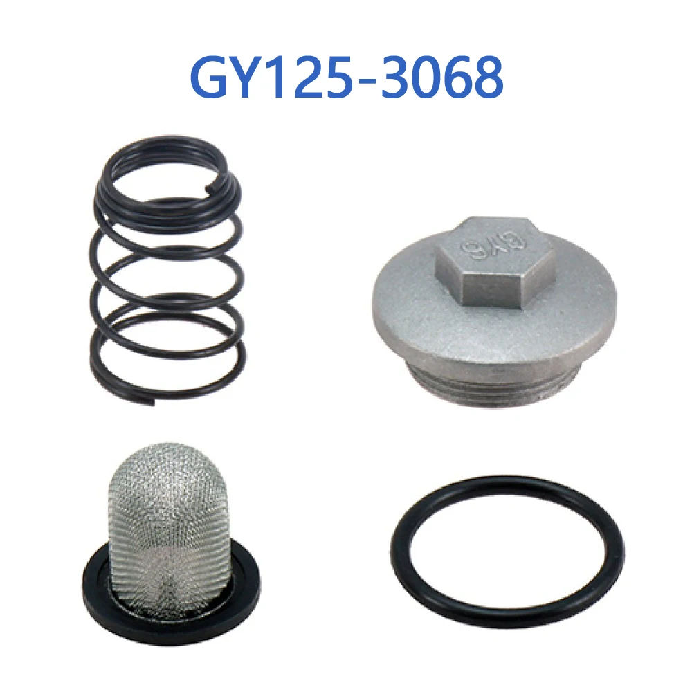 

GY125-3068 GY6 125cc 150cc Oil Filter Cap Set For GY6 125cc 150cc Chinese Scooter Moped 152QMI 157QMJ Engine