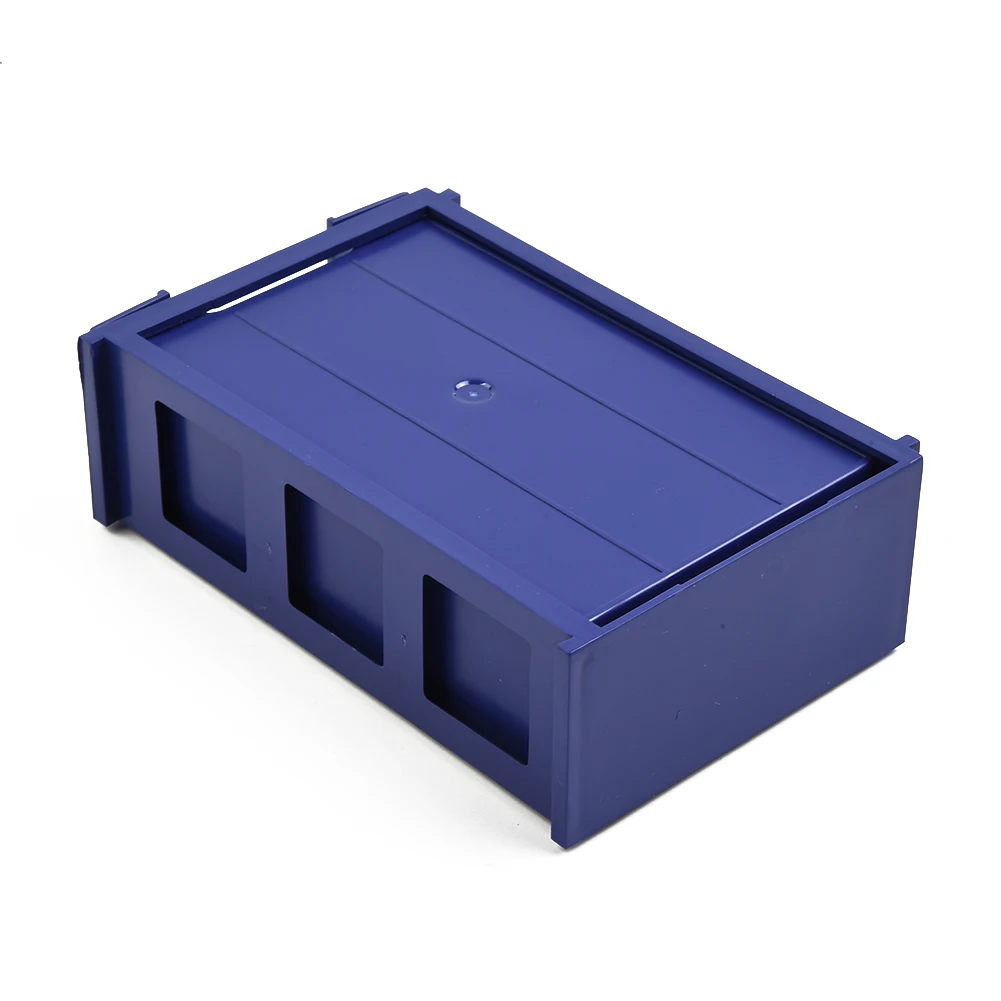 

1pcs Durable Storage Box Container Storage Boxes Transparent 140*85*40mm Blue Component Screws Crafts Hardware