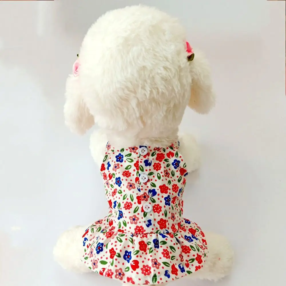 Thin Summer For Small Dog Puppy Chihuahua Bichon Poodle Pet Supplies Puppy Clothes Dog Dress Skirts Pet Costume DIY