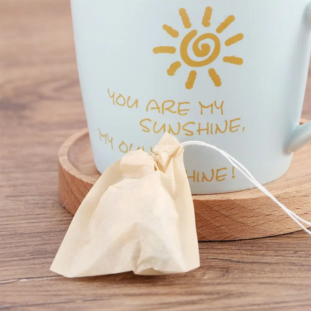 Unbleached 100pcs/lot Disposable Eco-friendly Non-toxic Heat Seal Tea Bag Filter Bags Tea Strainer Coffee Infuser