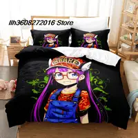 2025 Cartoon Dr Slump Arale Bedding Set Single Twin Full Queen King Size Bed Set Aldult Kid Bedroom Duvetcover Sets 3D Bed Sheet 1