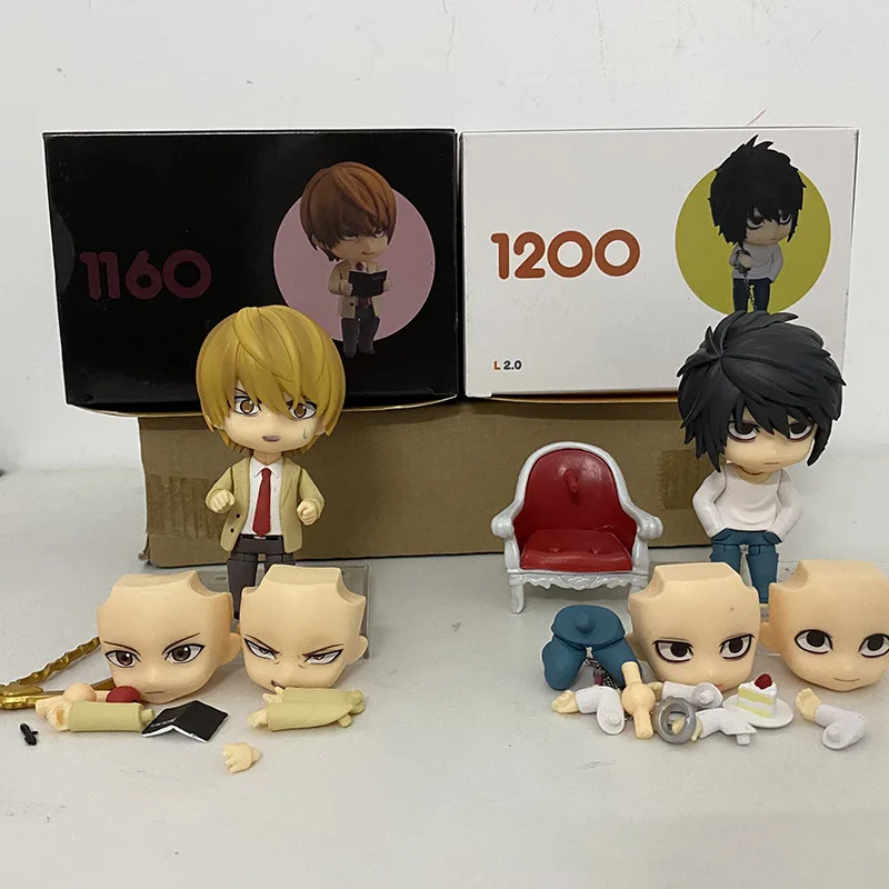 DEATHNOTE まとめ売り。 Death Note Figures 1200 Lawliet 1160 Yagami Light Action