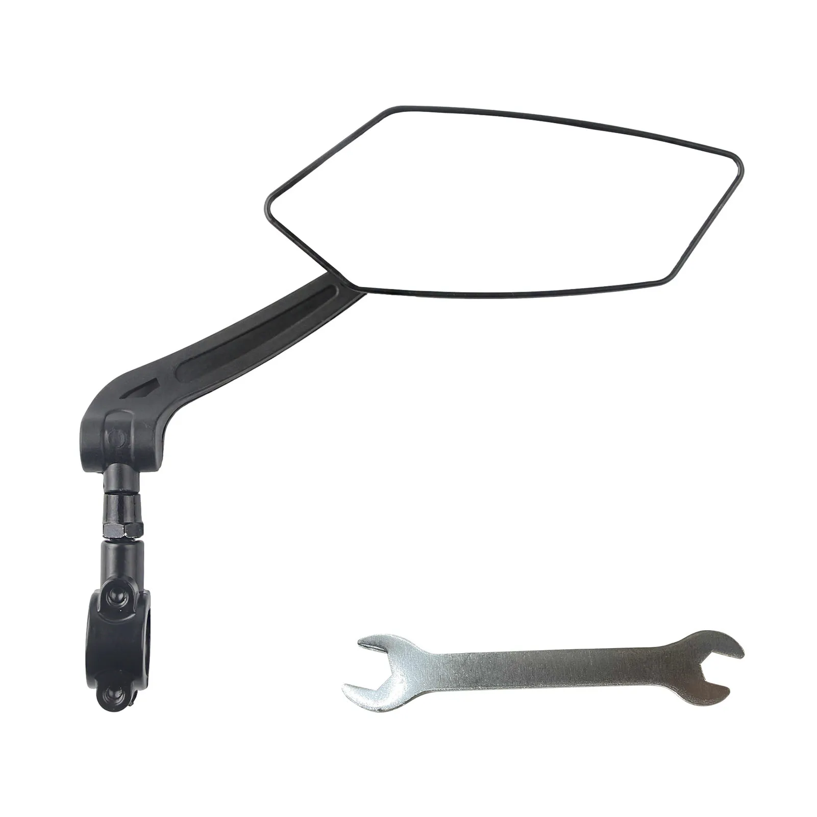 

Rear View Mountain Bike Bicycle Mirror Anti Glare Handlebar Mounted Impact Resistant HD Riding 360 Degree Rotating Universal Fit