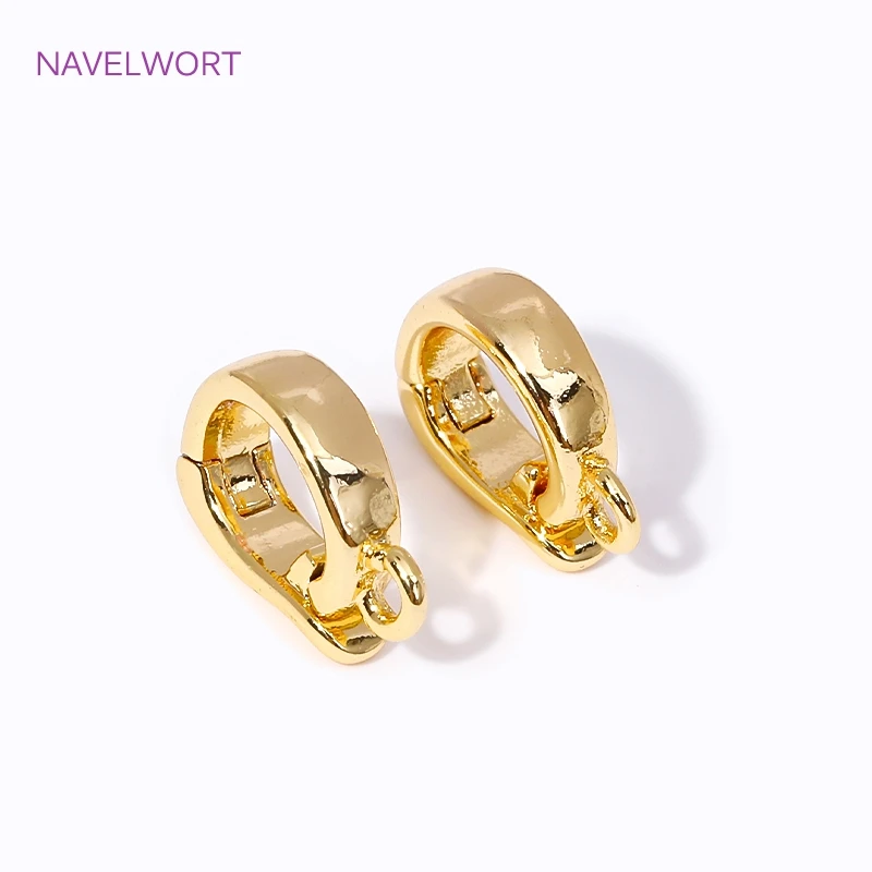 18KGoldPlatedHingedNecklaceEnhancerPendantBailClaspsConnector