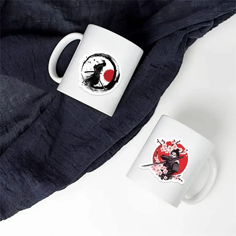Cartoon DIY Retro Bushido Graffiti Stickers 50pcs Phone Scrapbooking Materiales Laptop Suitcase Sticker Vintage
