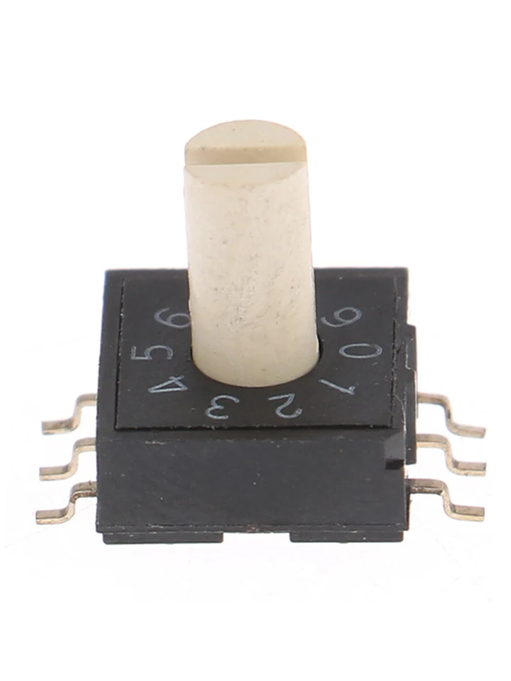 HANIUTTY Commutateur De Codage à Cadran Rotatif, RM3HA 10R V T/R 0 9/10 Avec Poignée 3:3, Commutateur De Codage à Cadran Rotatif De Type Bouton