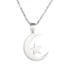 Stainless Steel Islamic Symbol Men Women Islam Muslim Jewelry 3