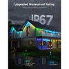 200ft with 120 RGBIC LED Lights for Daily and Accent Lighting, Permanent Outdoor Lights Pro 4