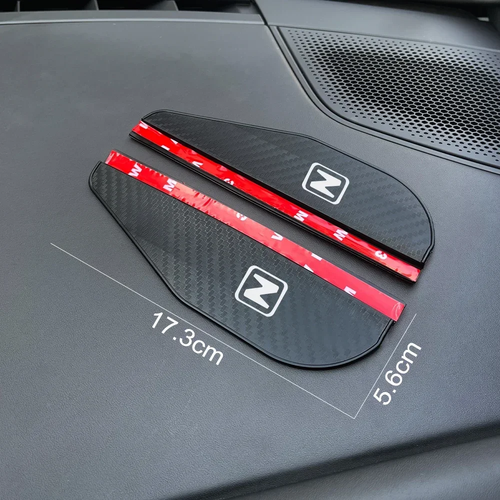 2PCS Car Rearview Rainproof Stickers Auto Rain Eyebrow For Zotye e200 2008 5008 m300 t200 t300 t500 t600 t700 z100 z200 z300