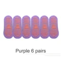 Purple  6 Pairs