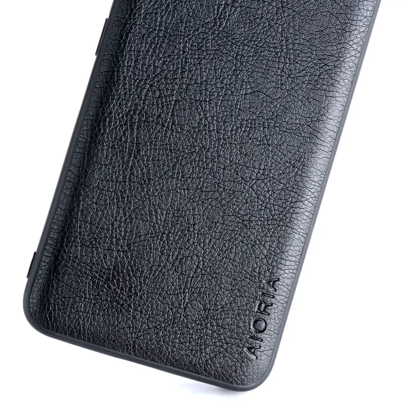 Vintage Leather Skin Luxury Case with TPU Soft Hard Cover