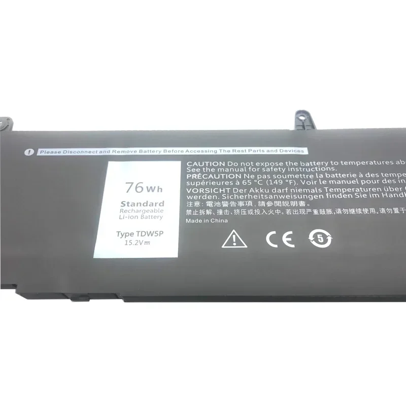 Фото LMDTK Новый TDW5P Аккумулятор для ноутбука DELL Alienware 13 R3 ALW13C-1738 2508 2718 2738 2838 JFWX7 04RRR3 0V9XD7 4RRR3 P81G P81G001 №5