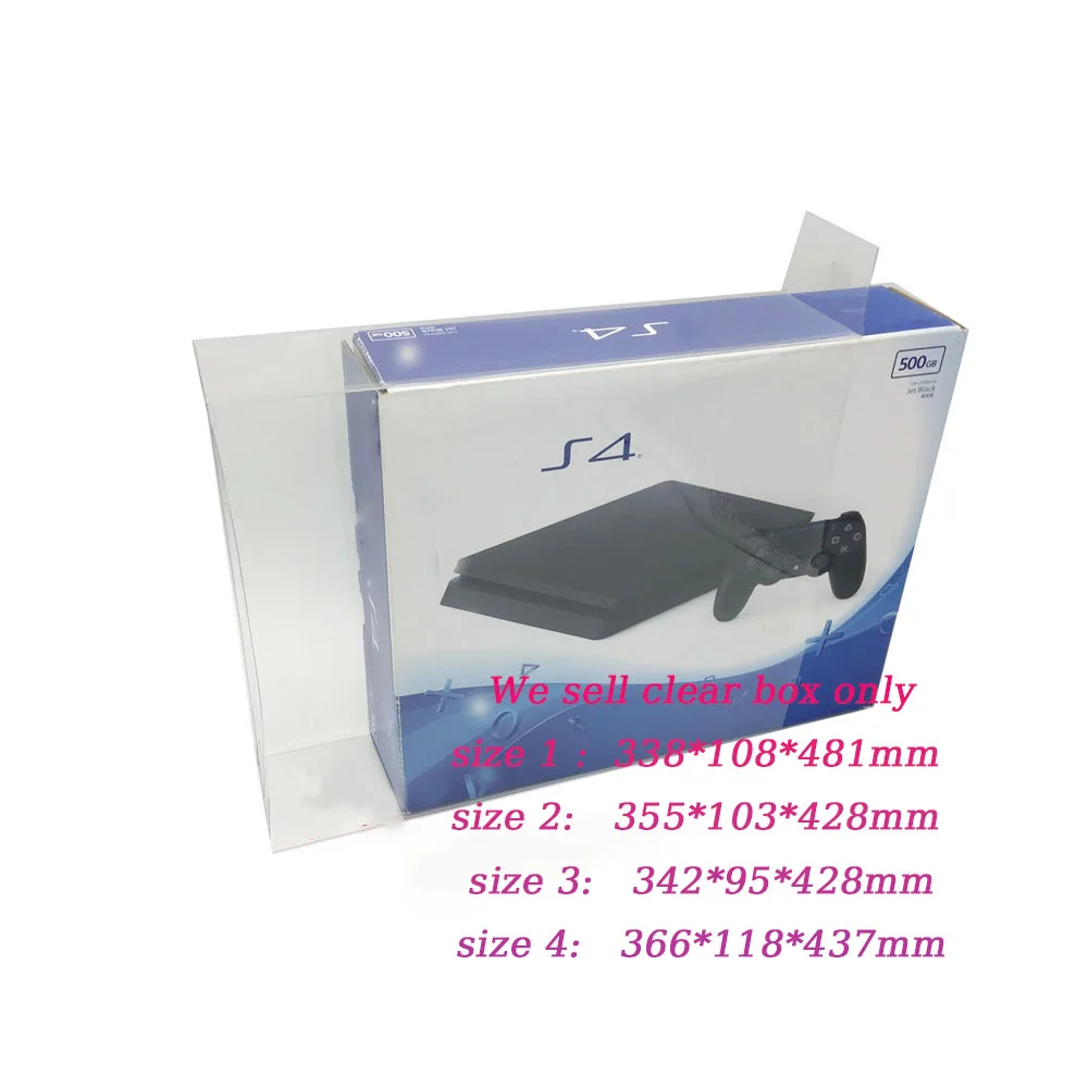 Cover Protettiva Trasparente Per Animali Domestici Per Ps4 1100 1200 2000 Japan Usa Version Console Di Gioco Clear Display Collection Storage Box