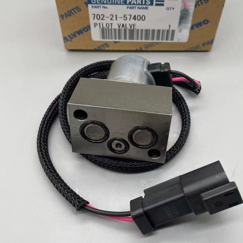 

7022157400/PC200-7 PC210-7 PC200-8 Hydraulic Solenoid Valves 702-21-57400 For Komatsu Excavator Parts