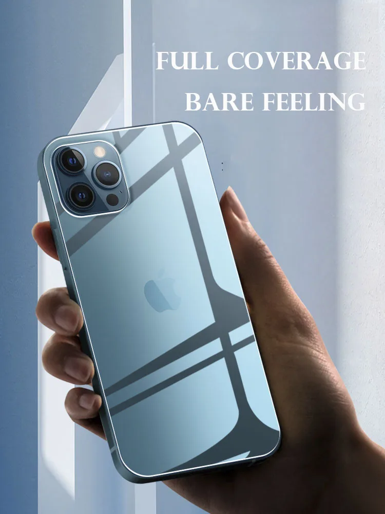 All-in-One Tempered Glass Protection Set with Transparent Screen Cover and Camera Lens Shield