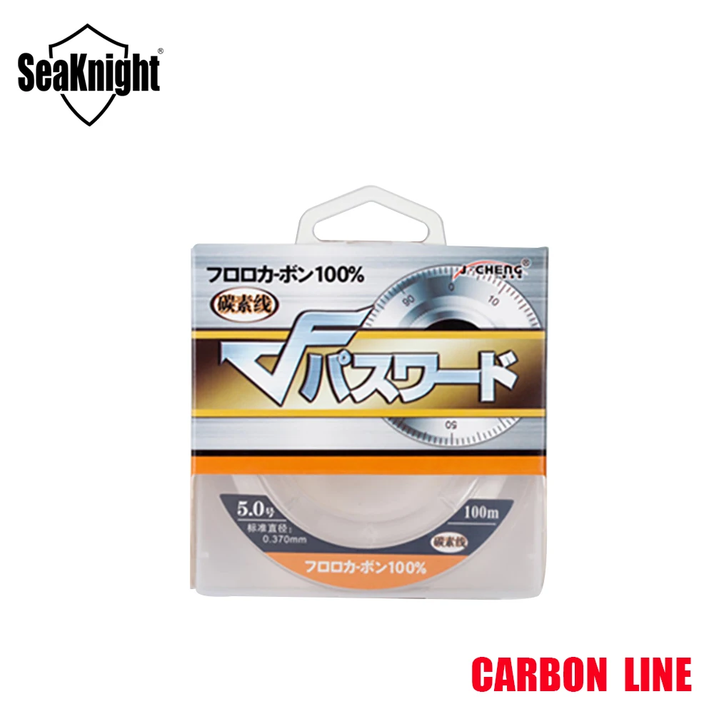 

NEW SeaKnight Fluorocarbon 50M100M Line 0.141mm-0.778mm 1.5KG-25.7KG Carbon Fiber Monofilament Nylon Wire Leader Line CarpTackle