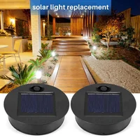 Lanterne Solaire de Remplacement, Éclairage d'Extérieur, Rond, Étanche, 4 Pièces 3