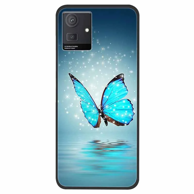 Cubot Note 50 Animal Design TPU Silicone Phone Case - Shockproof Wolf Pattern Protector