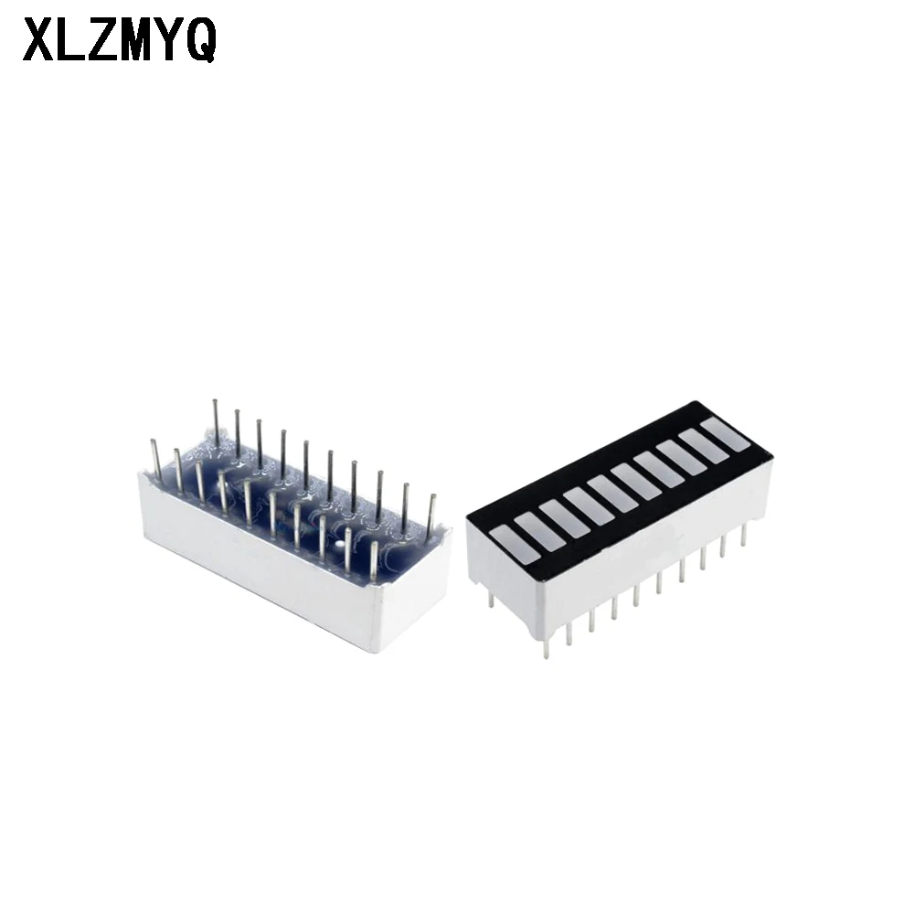 10pcs 10 Segment Bargraph Light Display Module LED Display Module Bar Graph Ultra Bright Red Yellow Green Blue Color Multi-color