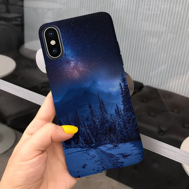 For Apple iPhone X XR XS Max Case Unique Art Painted Cover Soft Silicone  Phone Case For iPhone XS Max iPhoneX XR Back Cover Capa - AliExpress
