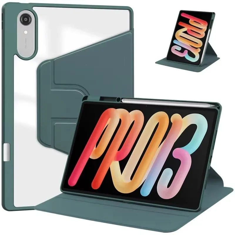 Smart Rotating Tablet Case with Pencil Holder - Enhanced Protection