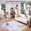 35,000pa Cordless Vacuum Cleaner, Max 50 Minutes, Lightweight Cordless Cleaners for Home, Stick and Handheld Vacuum for Carpets, 3