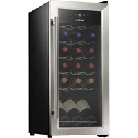 PKCWC18 Cooler, 18 Bottle, Stainless Steel -13.6"D x 17.7"W x 30.3"H 1