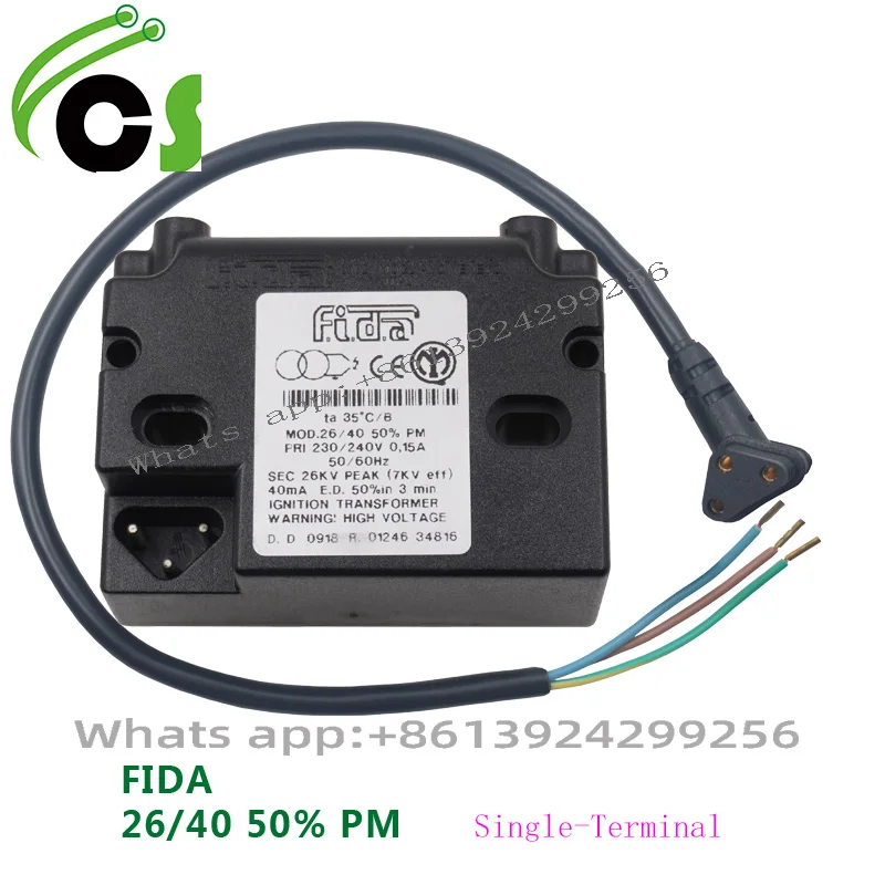 1PCS FIDA 26/30 26/40 26/48 26KV Electronic Ignition Transformer