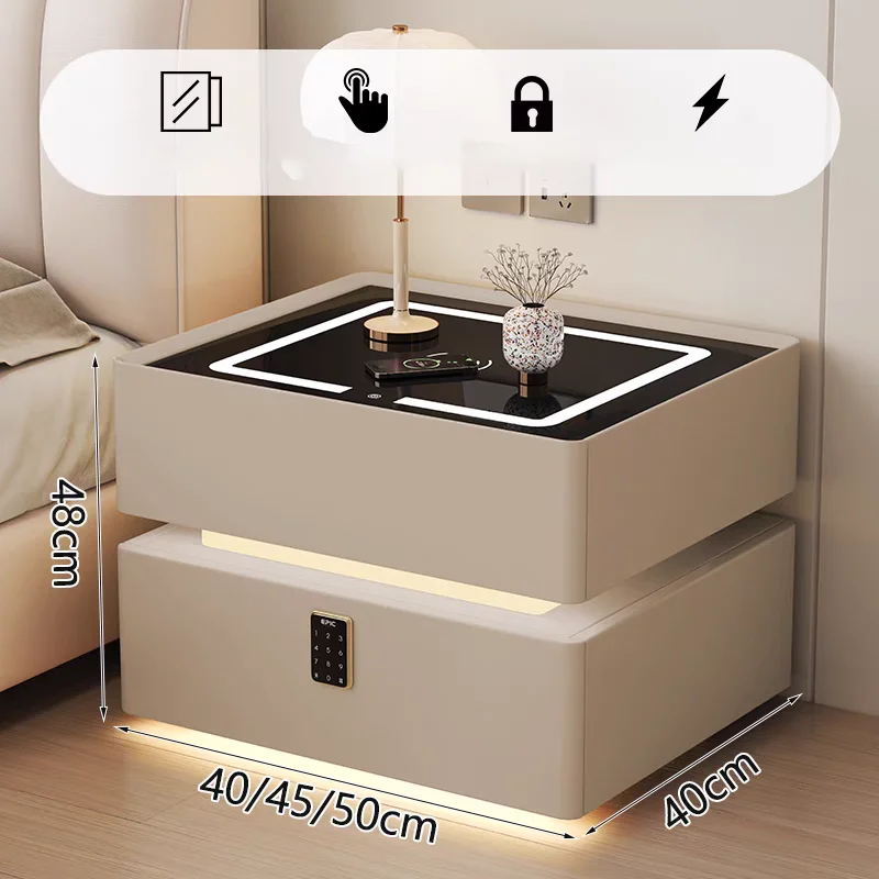 Night Table Nightstands Bedside Tables Smart Dressers Bedroom Furniture Bed Side Home Mesinhas De Cabeceira Nightstand Stand