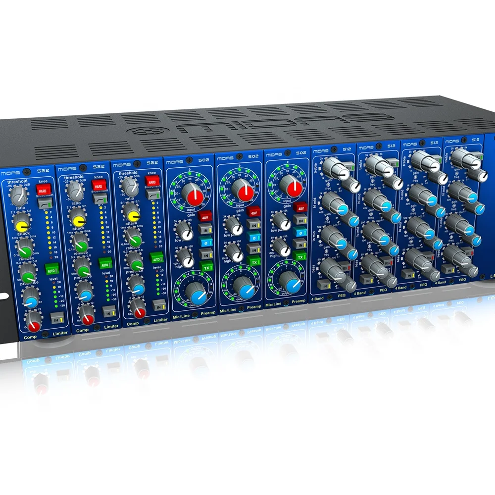 500 시리즈 파라메트릭 이퀄라이저 512 V2 스튜디오 EQ 모듈 PA 시스템 스튜디오 음악 장비