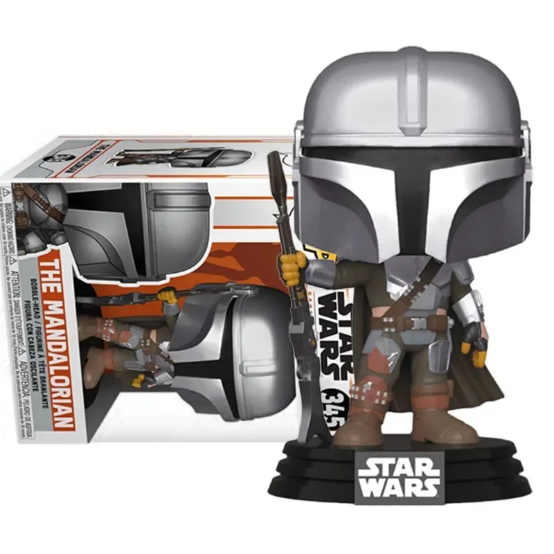 thumbnail image 1 of Funko pop - Figura de acción de Star Wars The Mandalorian, colección más nueva, edición limitada de 10 cm, modelo de juguetes para niños, regalo de Navidad, 1 of 5