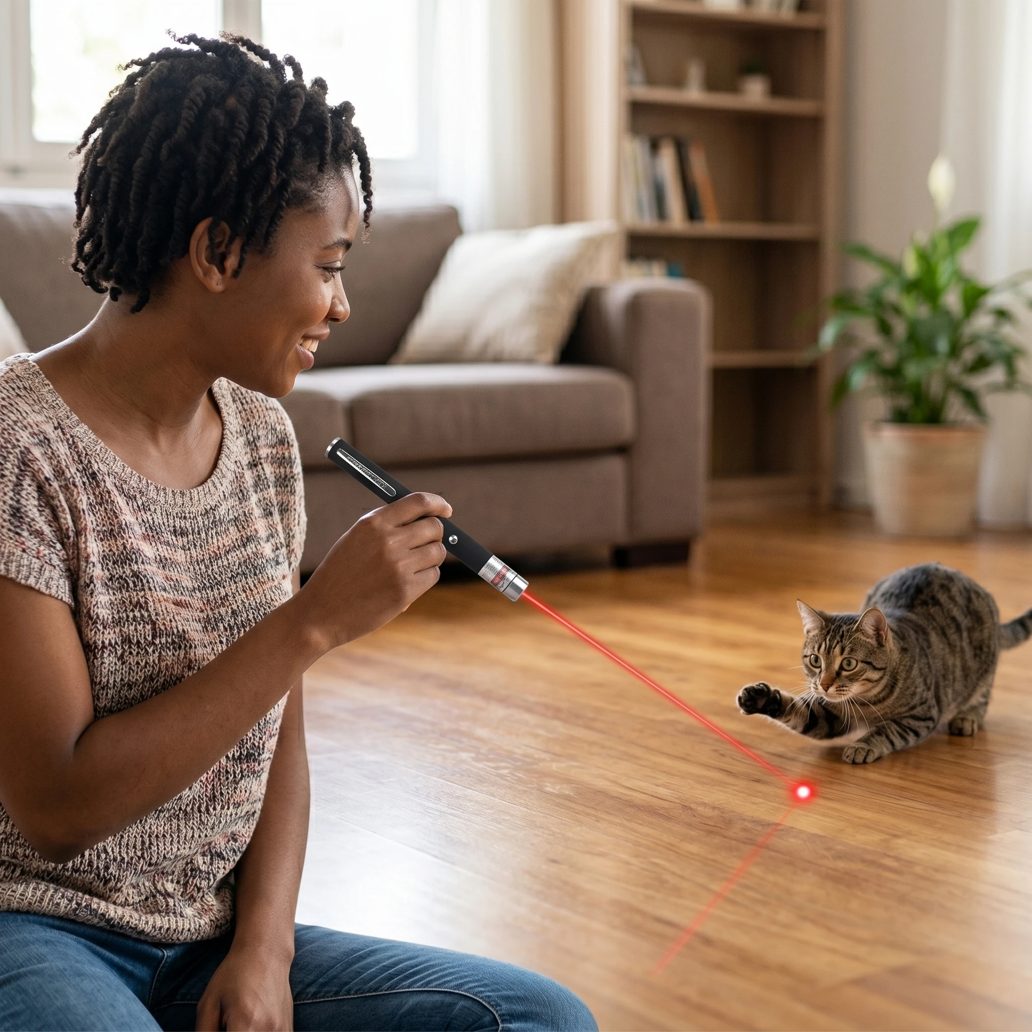 Portable Pet Training Pen, Funny Interactive Toy for Cats Dogs Indoor Activity - 3