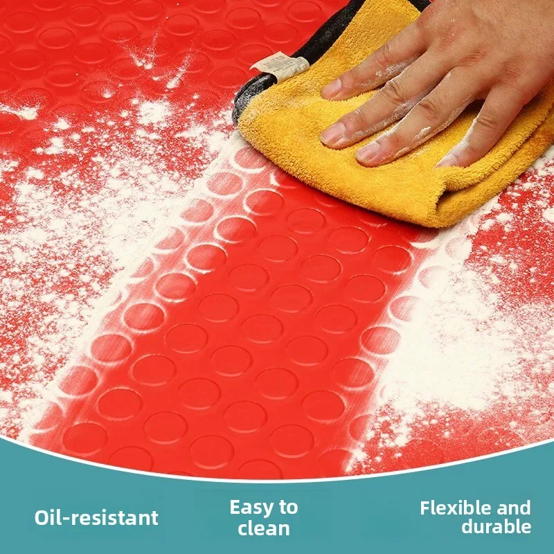 Thiened PVC Rubber Anti-Slip Mat Kitchen Floor Carpet Outdoor Industrial Use Waterproof Durable Home Decor Rug Cusizable
